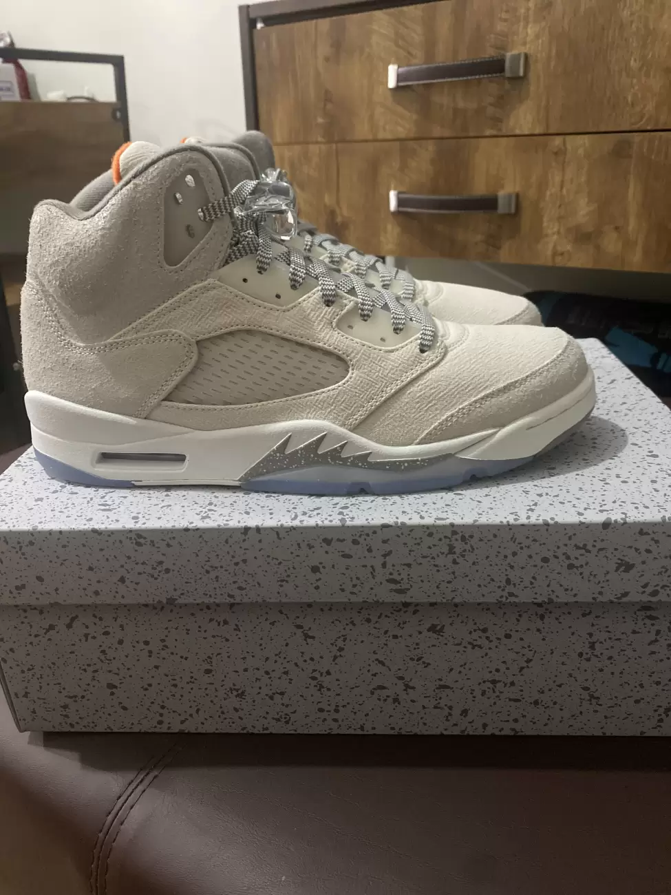 Jordan 5 pure platinum on outlet feet