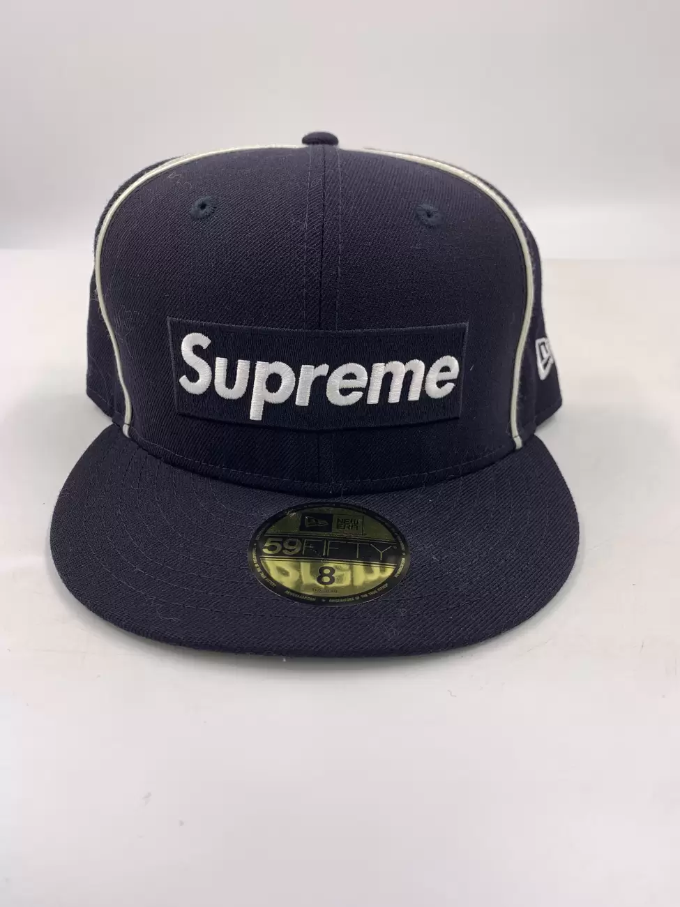 Supreme Piping Box Logo New Era Cap Ss17 Hat | AfterMarket