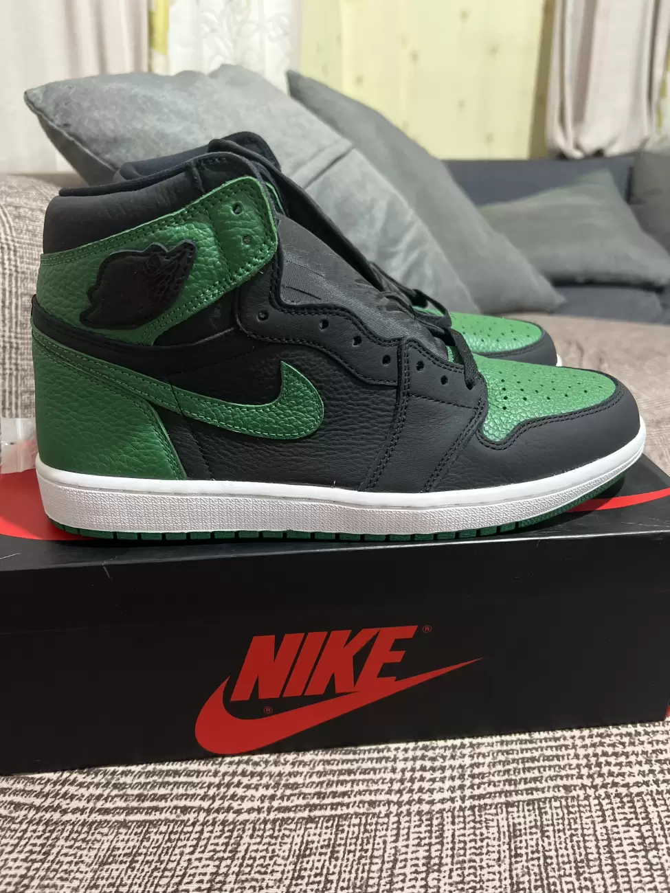 black pine green jordan 1
