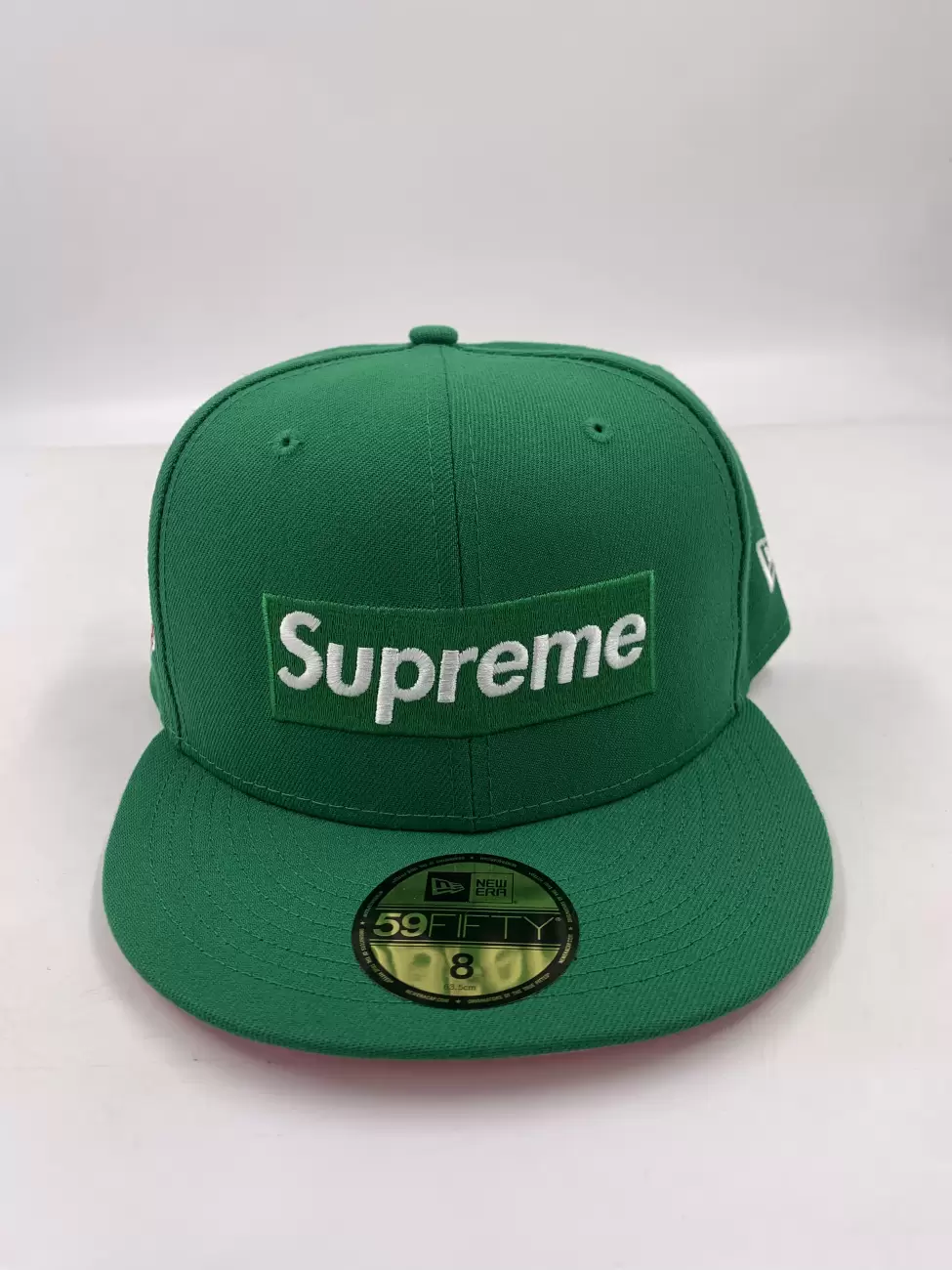 Supreme No Comp Box Logo New Era Green