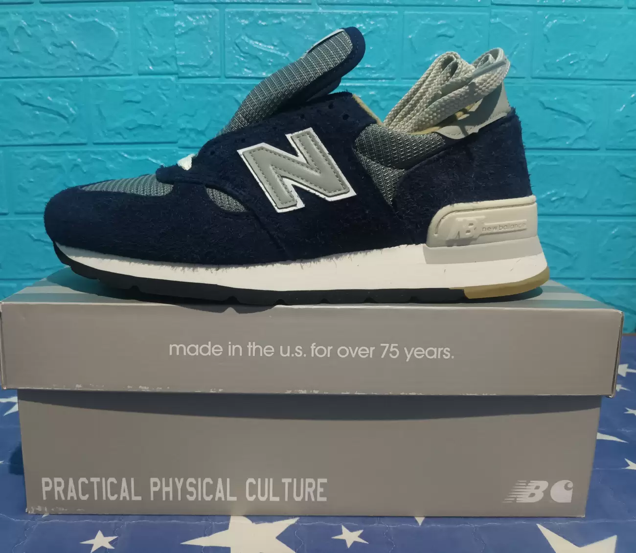 New Balance 990v1 Carhartt WIP MiUSA Dark Navy AfterMarket