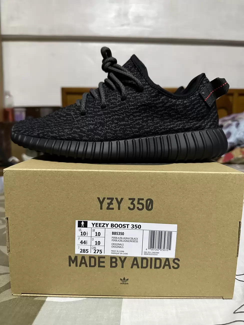 Pirate black cheap yeezy box