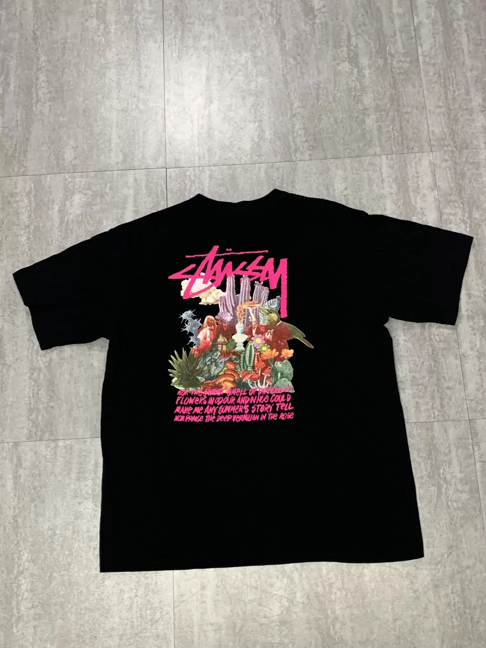 Stussy “Psychedelic” Black Tee | AfterMarket
