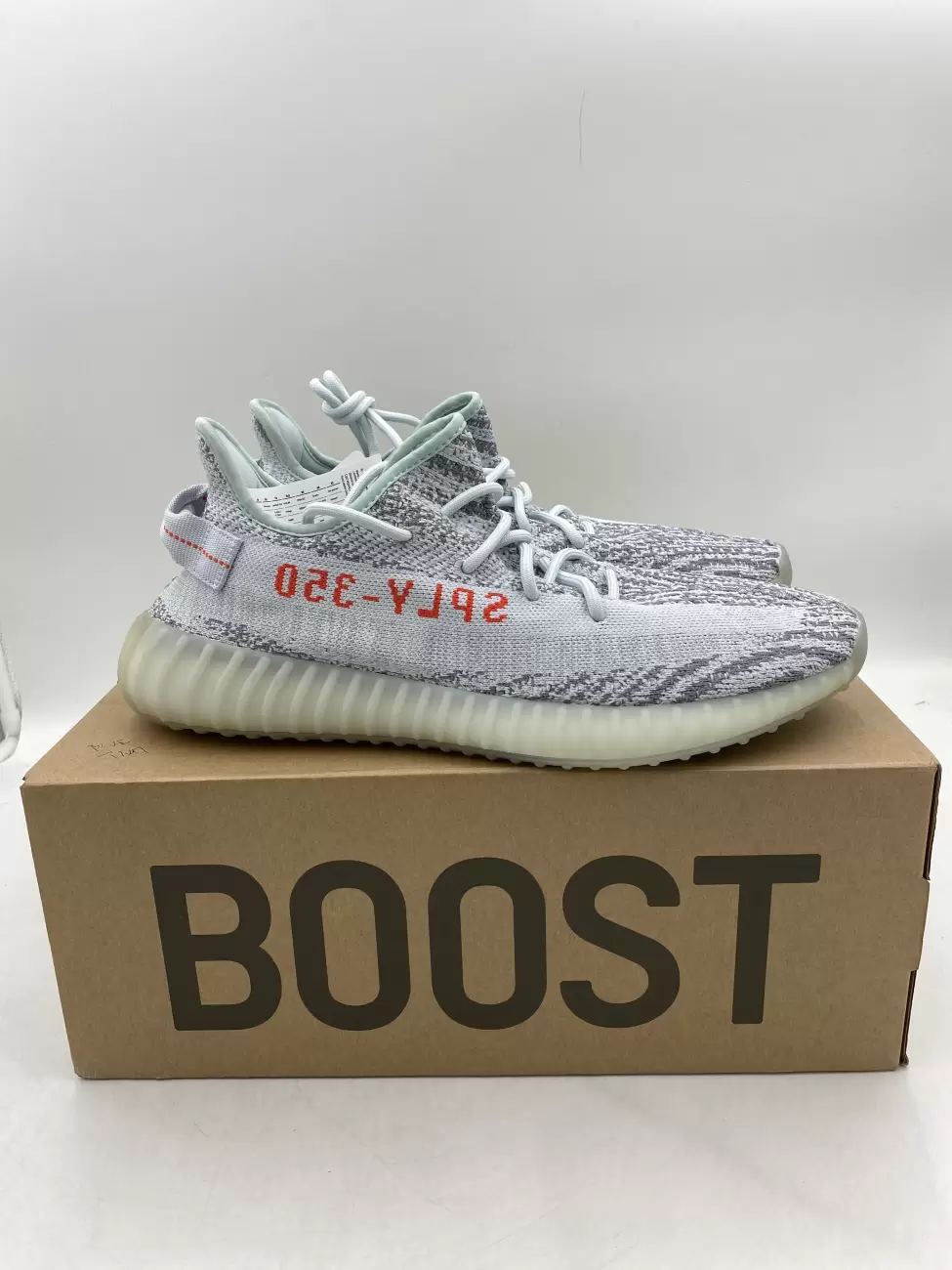 Yeezy blue tint size on sale 8