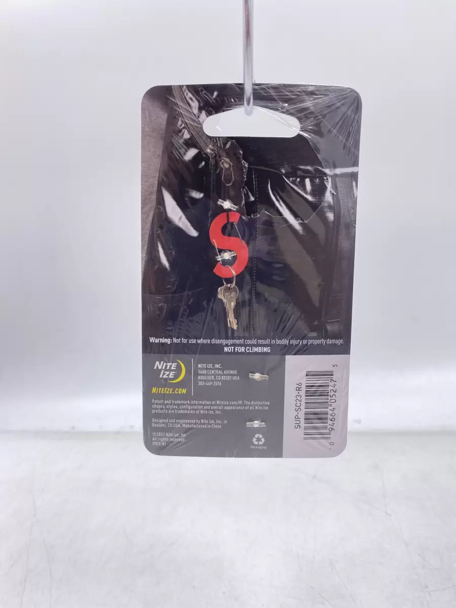 小物 Supreme Nite Ize Logo Keychain Black Supreme Nite Ize S Logo Keychain Black - FW21 - US