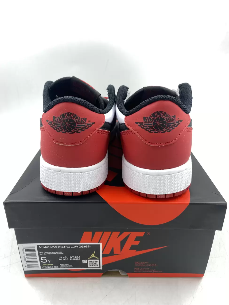 Jordan 1 Retro Low OG Black Toe (2023) (GS) | AfterMarket