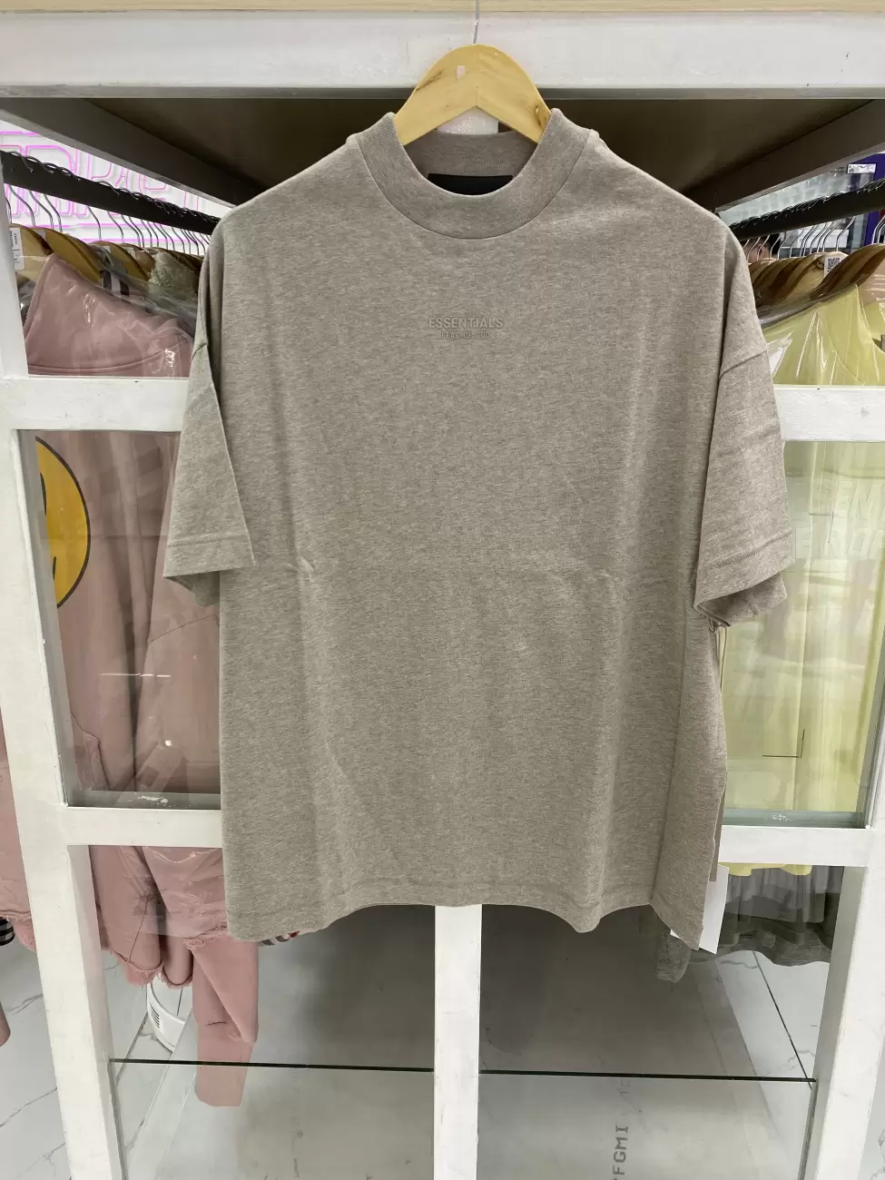 Fear Of God Essentials Ss24 Core Heather Tee | AfterMarket