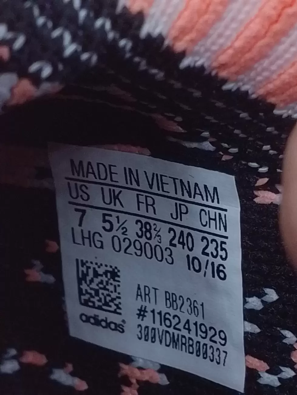 Adidas nmd r1 pink made in vietnam top