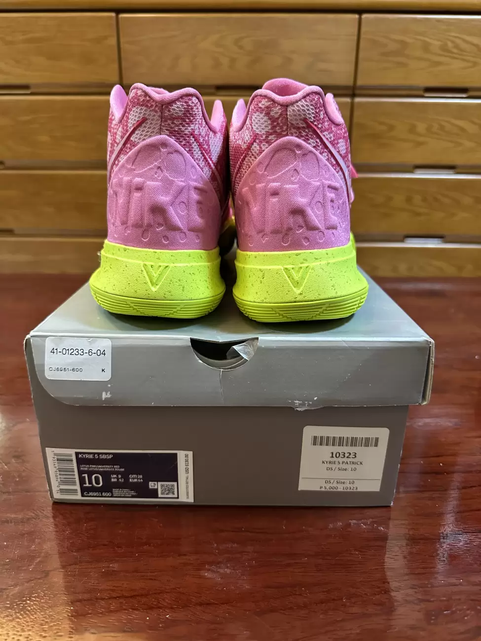 Kyrie 5 store patrick size 8