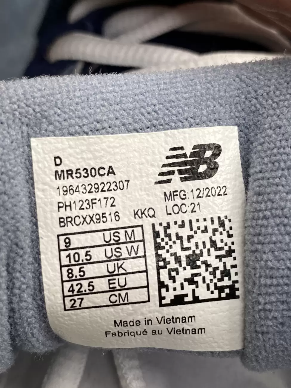 New balance made in vietnam original clearance