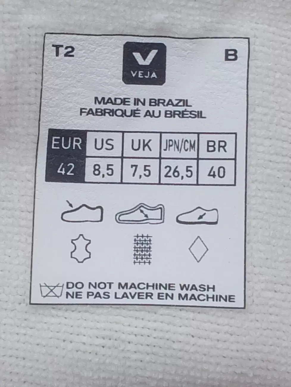 Veja sizing top