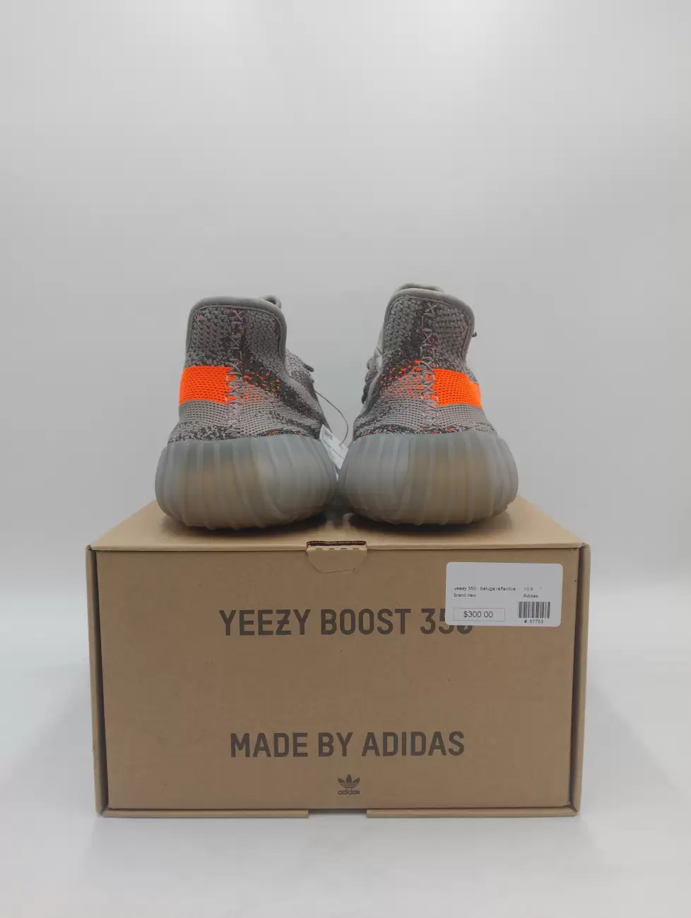 Yeezy 35 gray on sale orange