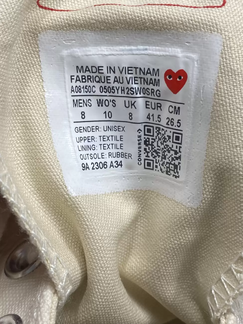 Play converse sizing store