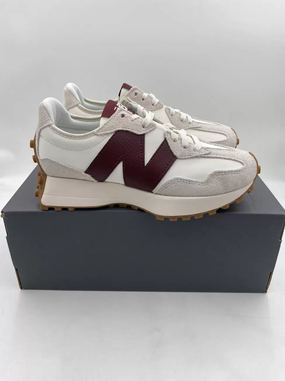 New Balance 327 'Moonbeam Classic Burgundy