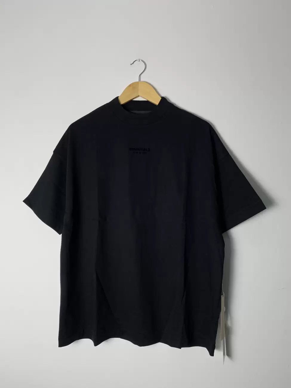 Fear Of God Essentials Ss24 Core Jet Black Tee | AfterMarket