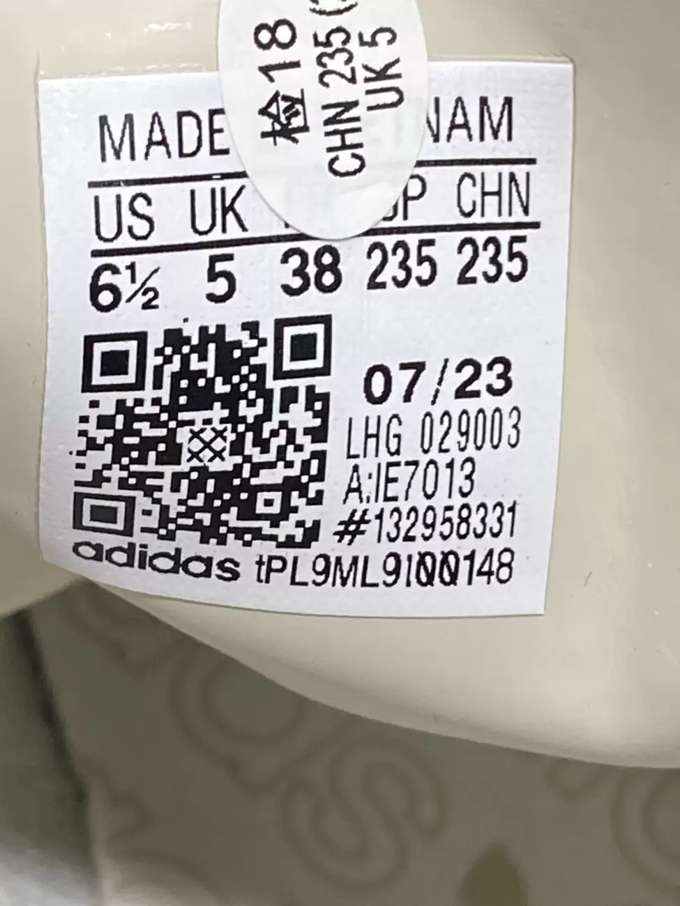Size us deals nam adidas