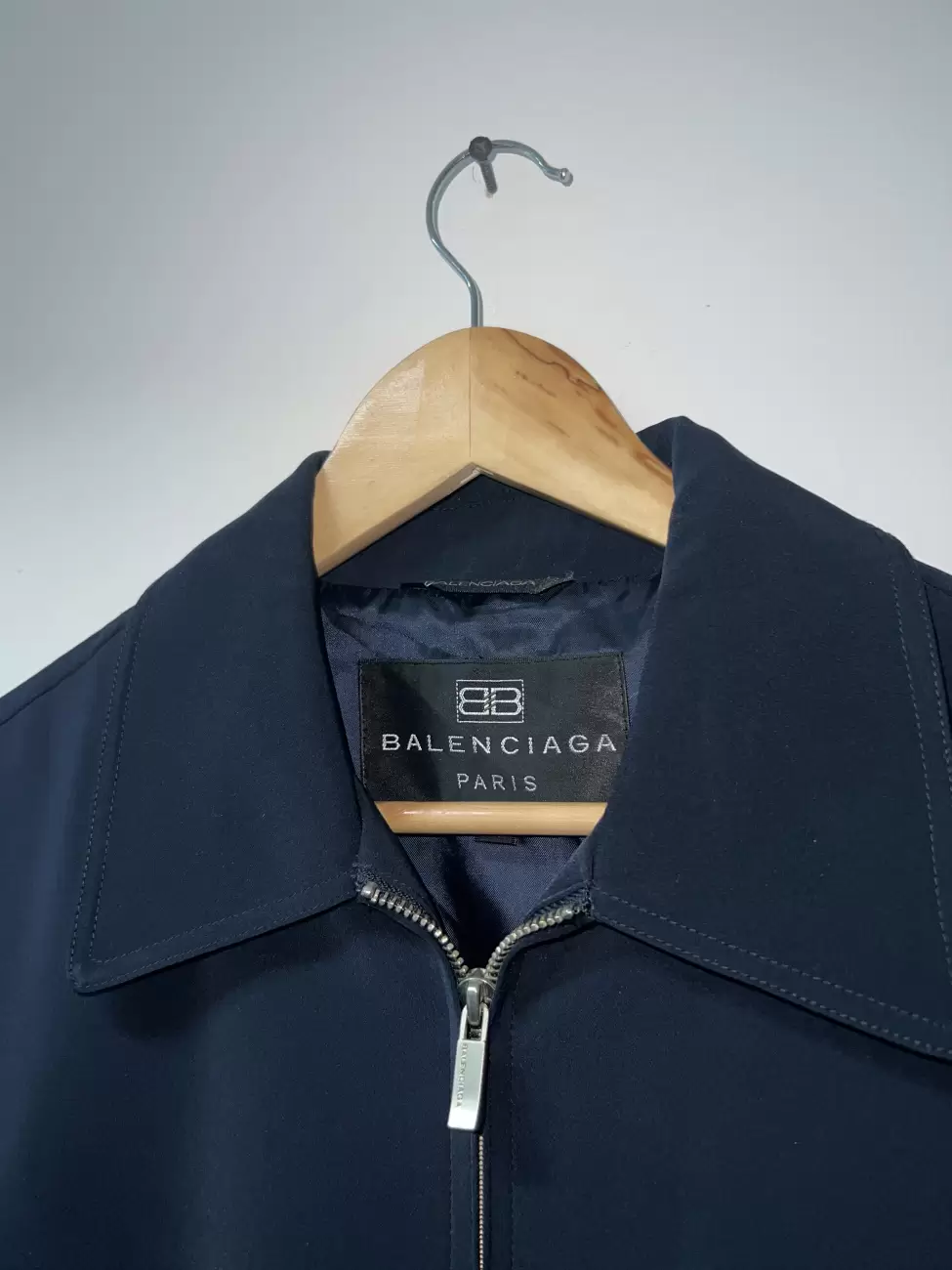 Balenciaga Harrington Navy Blue Jacket | AfterMarket