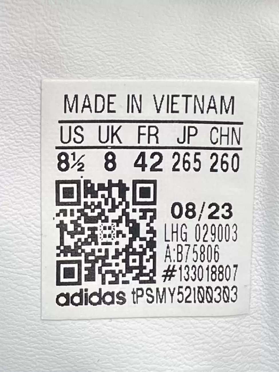 Adidas vietnam vs online china zip code