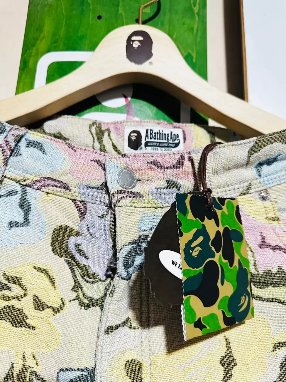 BAPE Art Camo Gobelin Work Pants | AfterMarket