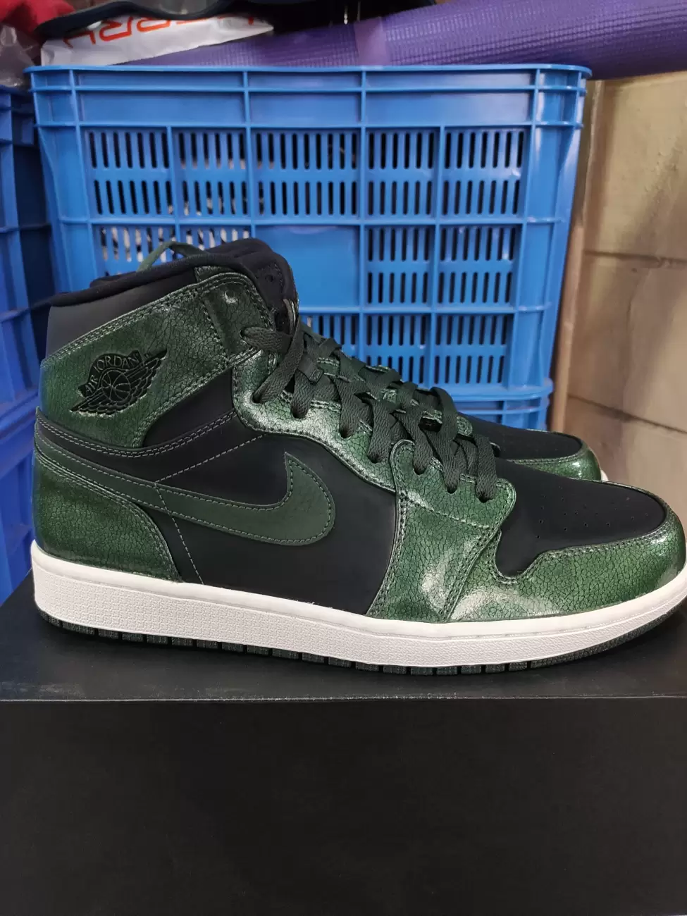 Air jordan 1 sale grove green