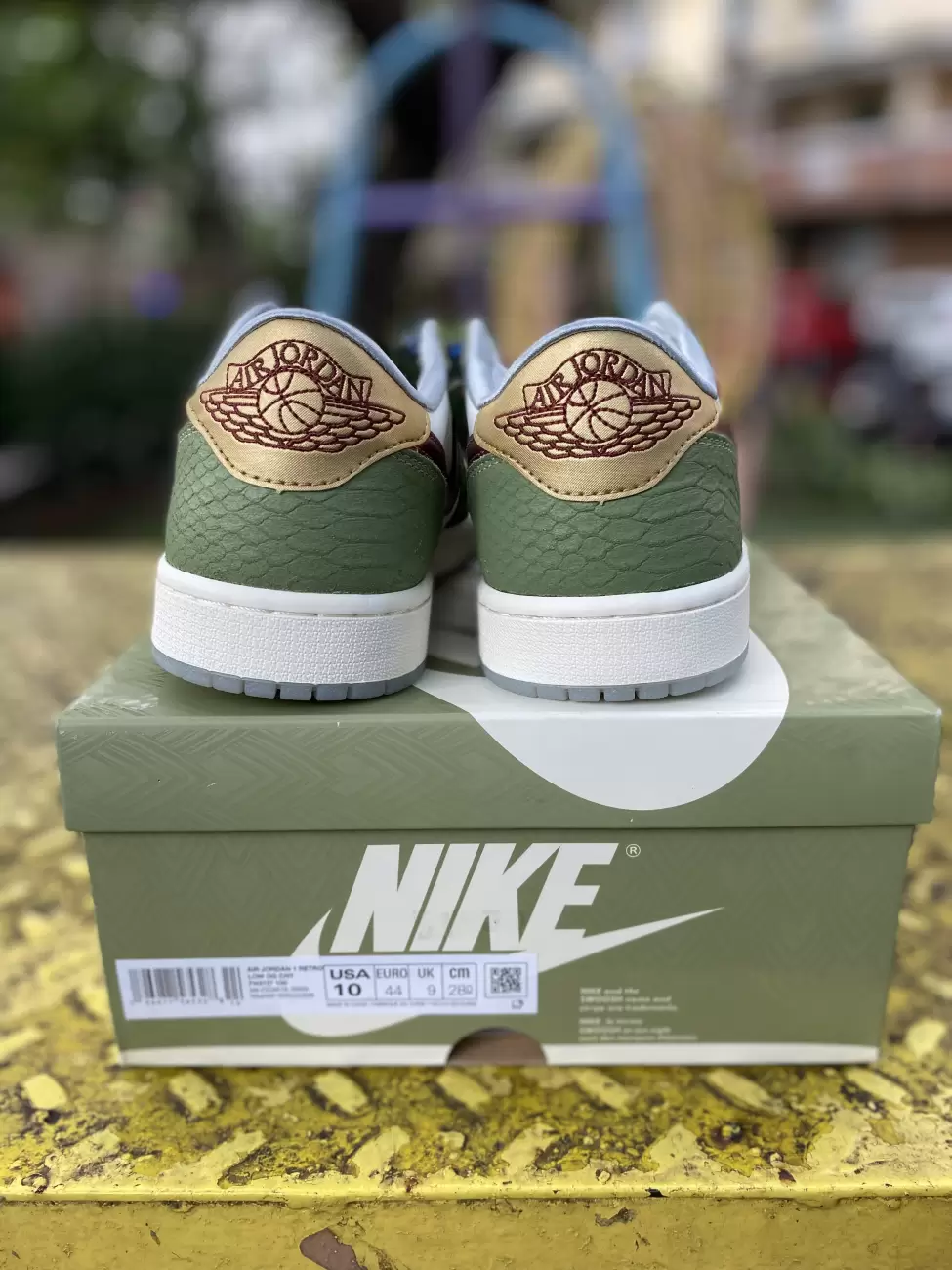 Air jordan 1 outlet high zip military green