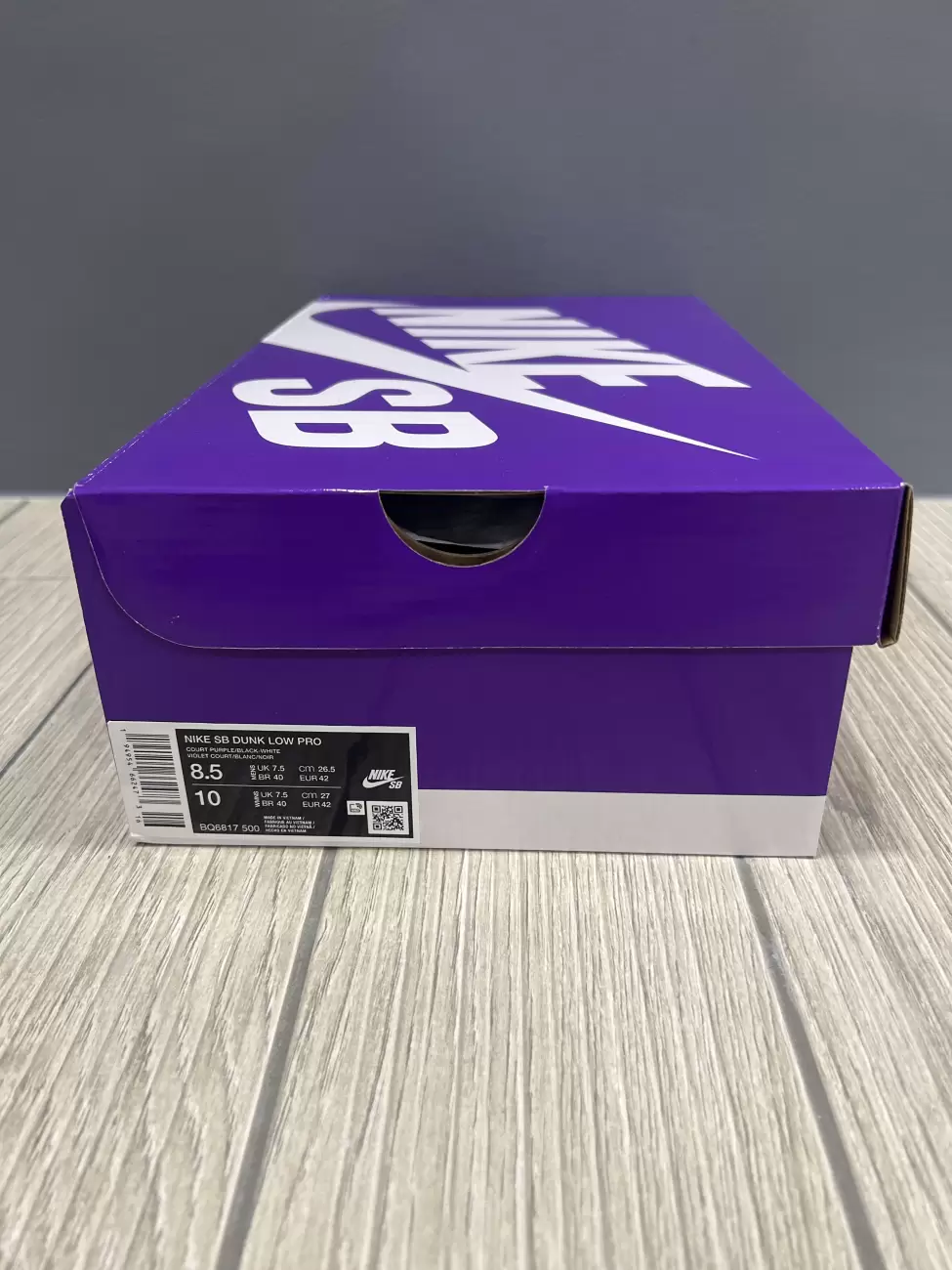 Dunk Low SB 'Court Purple' - Nike - BQ6817 500 - court purple/white/court  purple/black