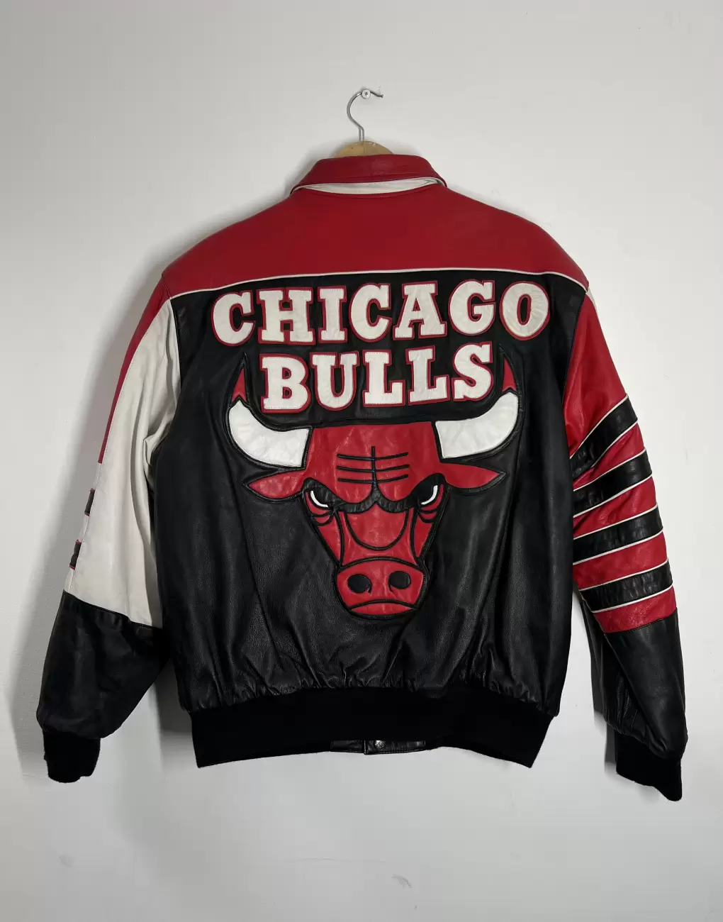 Jeff Hamilton Chicago Bulls Reversible Leather Jacket | AfterMarket