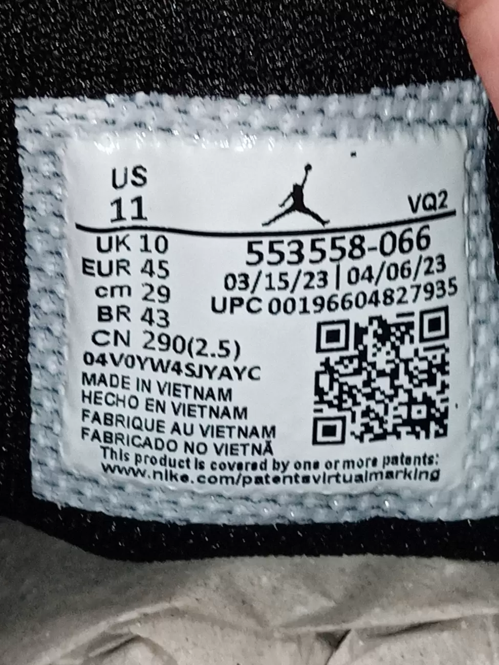 Bred 1 clearance 213
