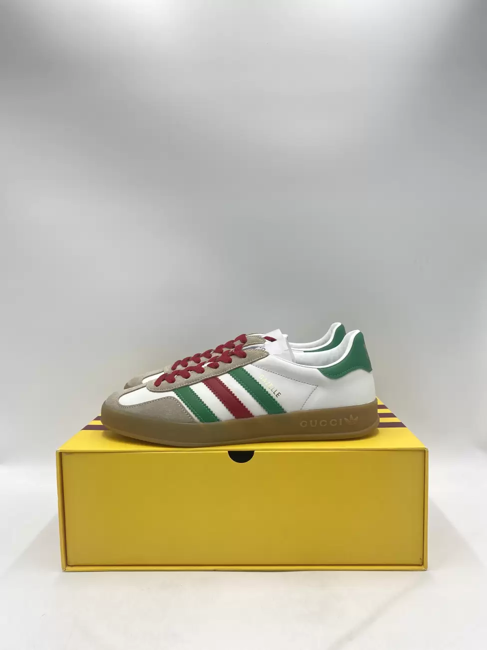 Adidas X Gucci Gazelle White Green Red AfterMarket