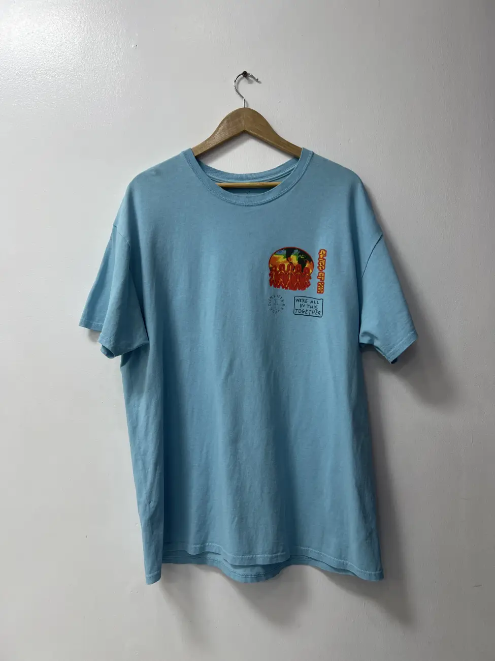 Travis Scott Cactus Jack C/O 2020 T-Shirt Light Blue