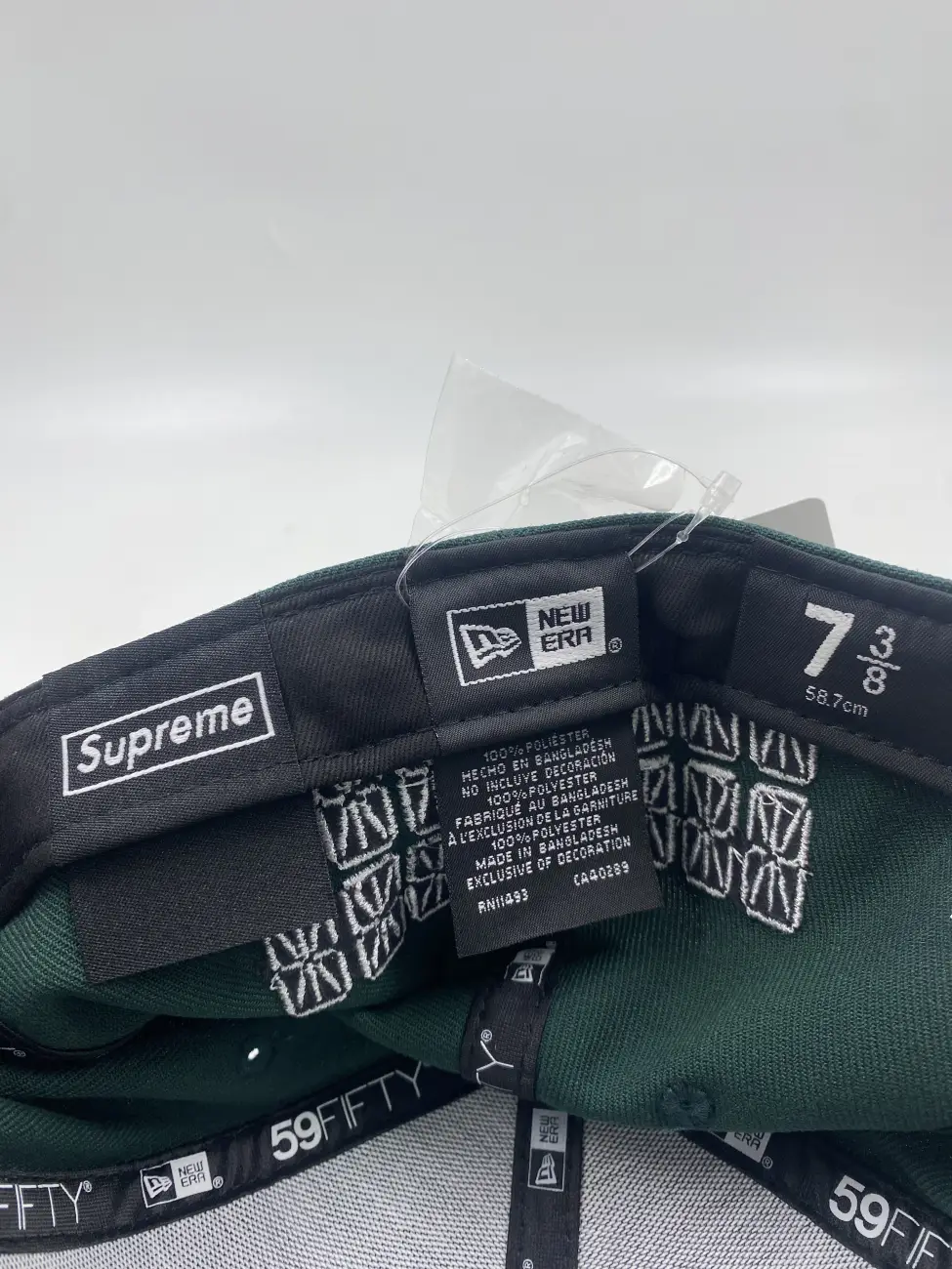Supreme X New Era Close Cap Green Box Logo AfterMarket