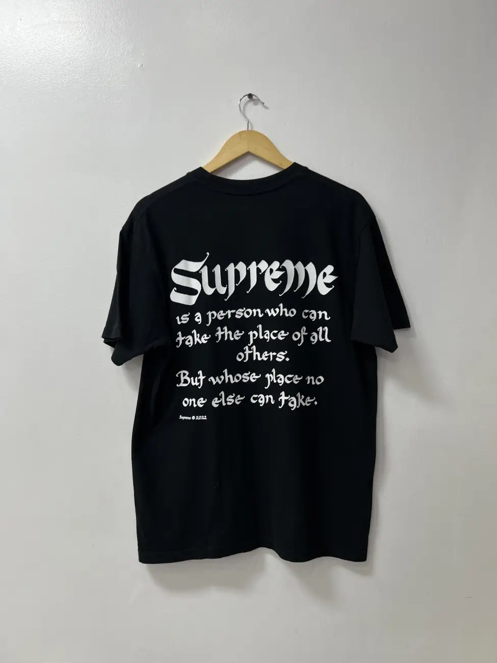 Supreme Person Tee Black AfterMarket