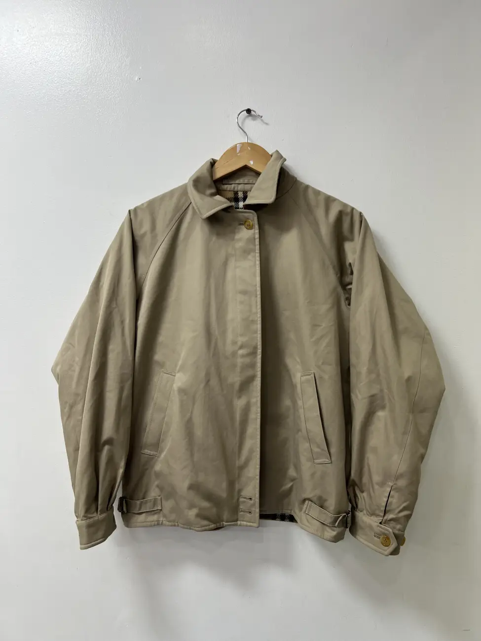 Burberry Khaki Harrington Jacket AfterMarket