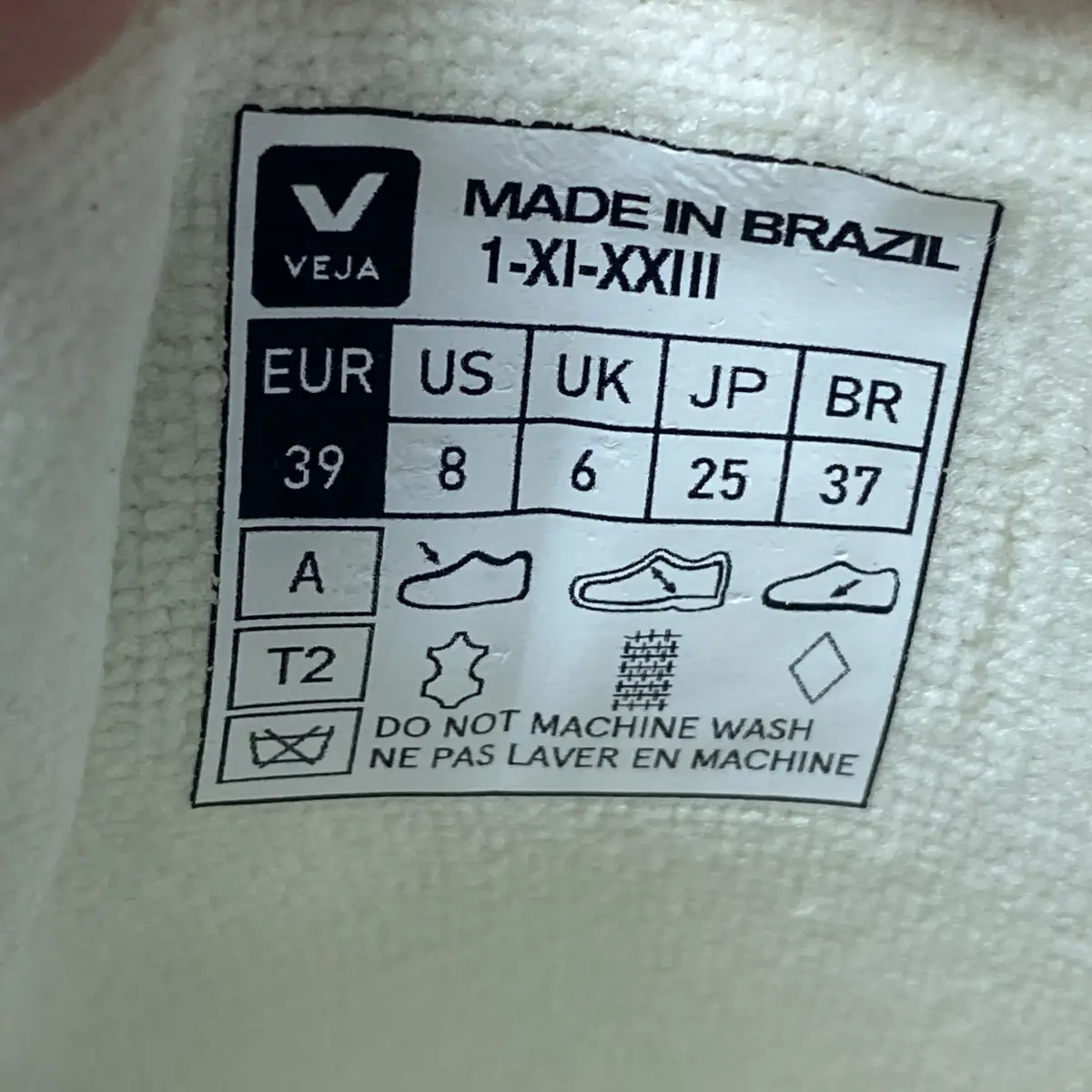 Veja Recife Chromefree Leather White Babe Womens AfterMarket