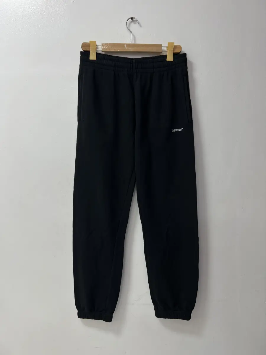 Off White Middle Arrows Black Sweatpants | AfterMarket