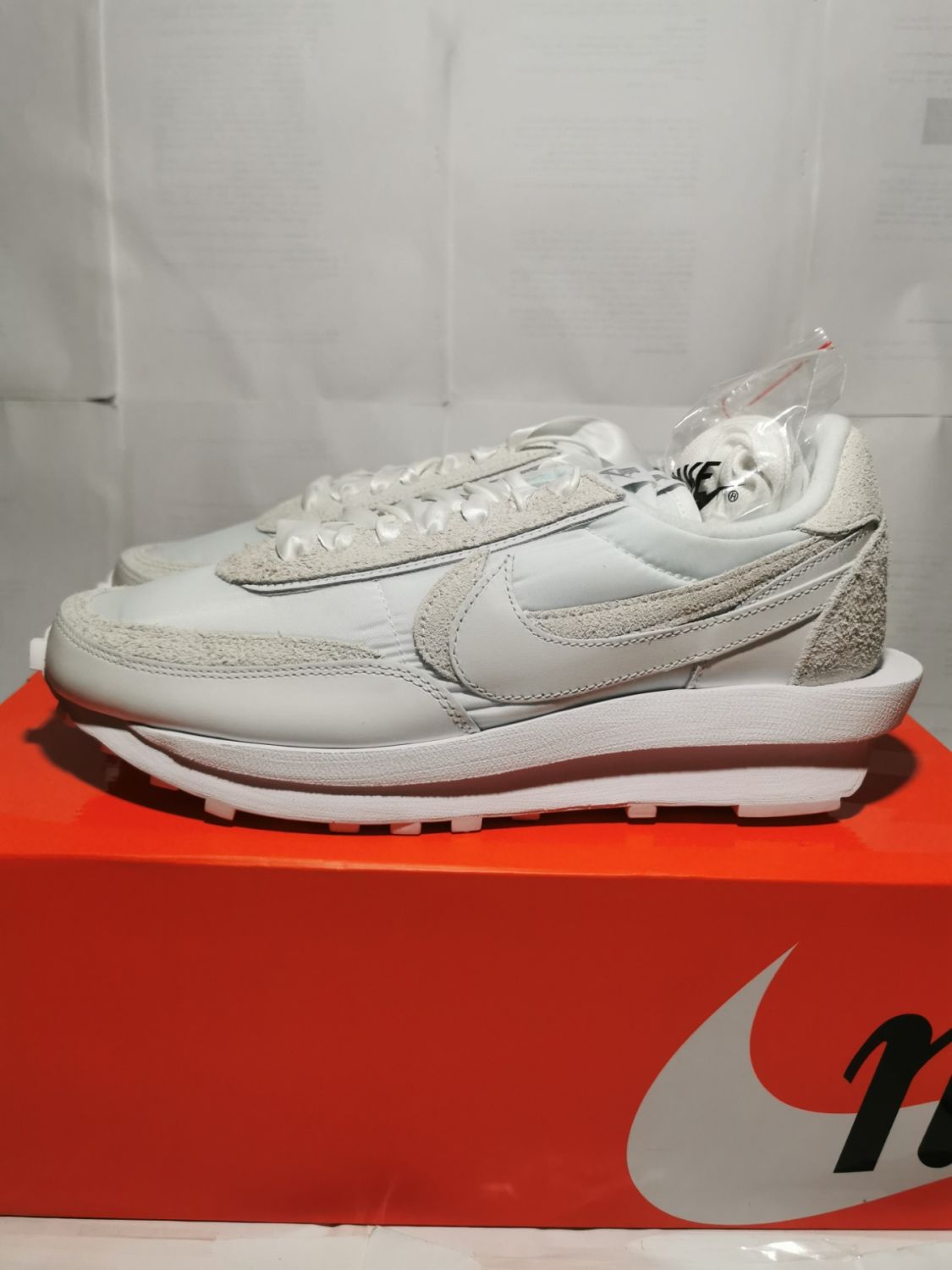 nike ld waffle sacai white