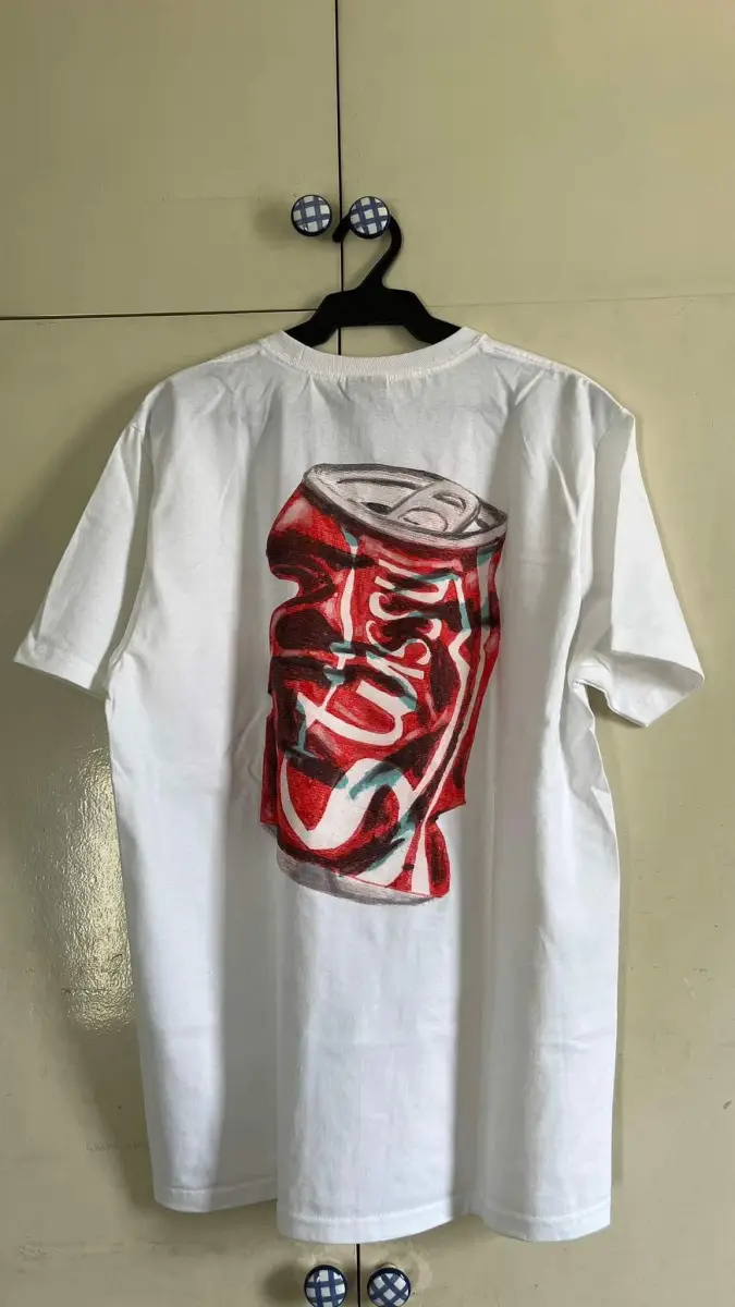 Stussy Soda Can Tee White