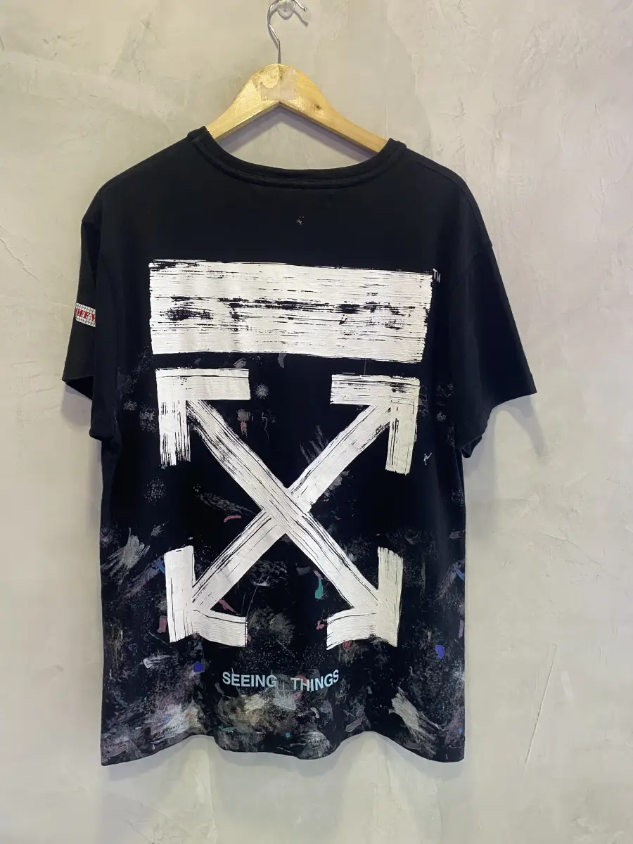 Off white galaxy tee online