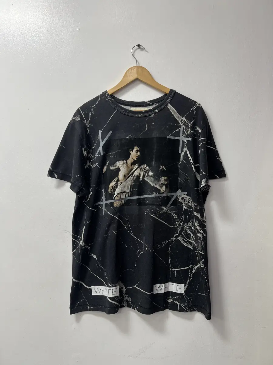 Off-White Caravaggio Marble T Shirt - Oliver's Archive