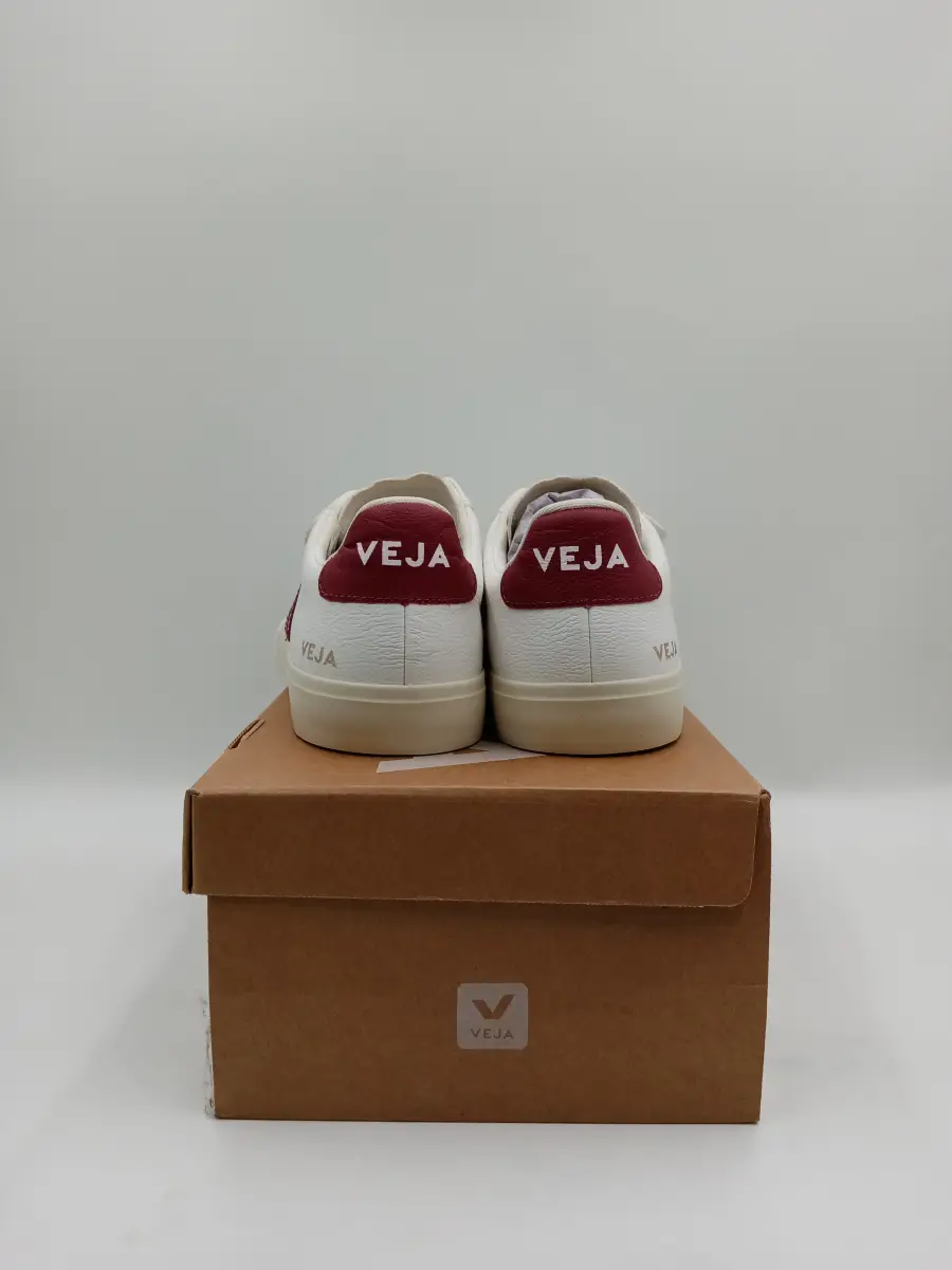 Veja Recife Chromefree Leather Extra White Marsala | AfterMarket