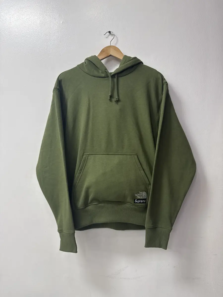 Supreme olive green hoodie hotsell