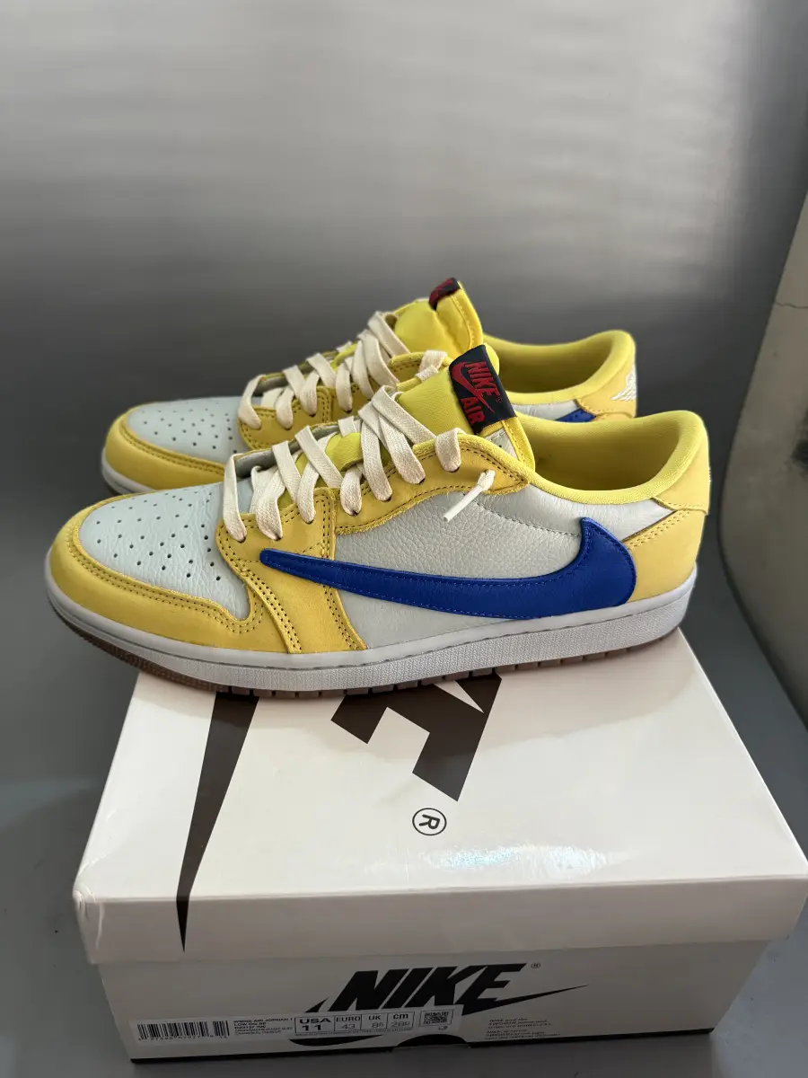 Jordan 1 Retro Low OG SP Travis Scott Canary (Womens