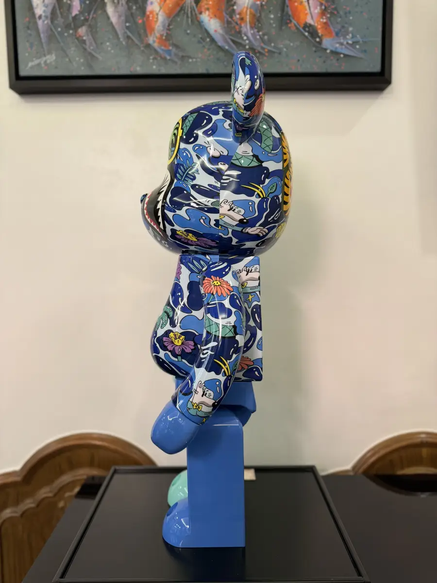 Bearbrick X Steven Harrington X BAPE Shark 1000% | AfterMarket