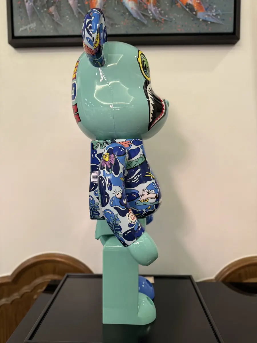 Bearbrick X Steven Harrington X BAPE Shark 1000% | AfterMarket
