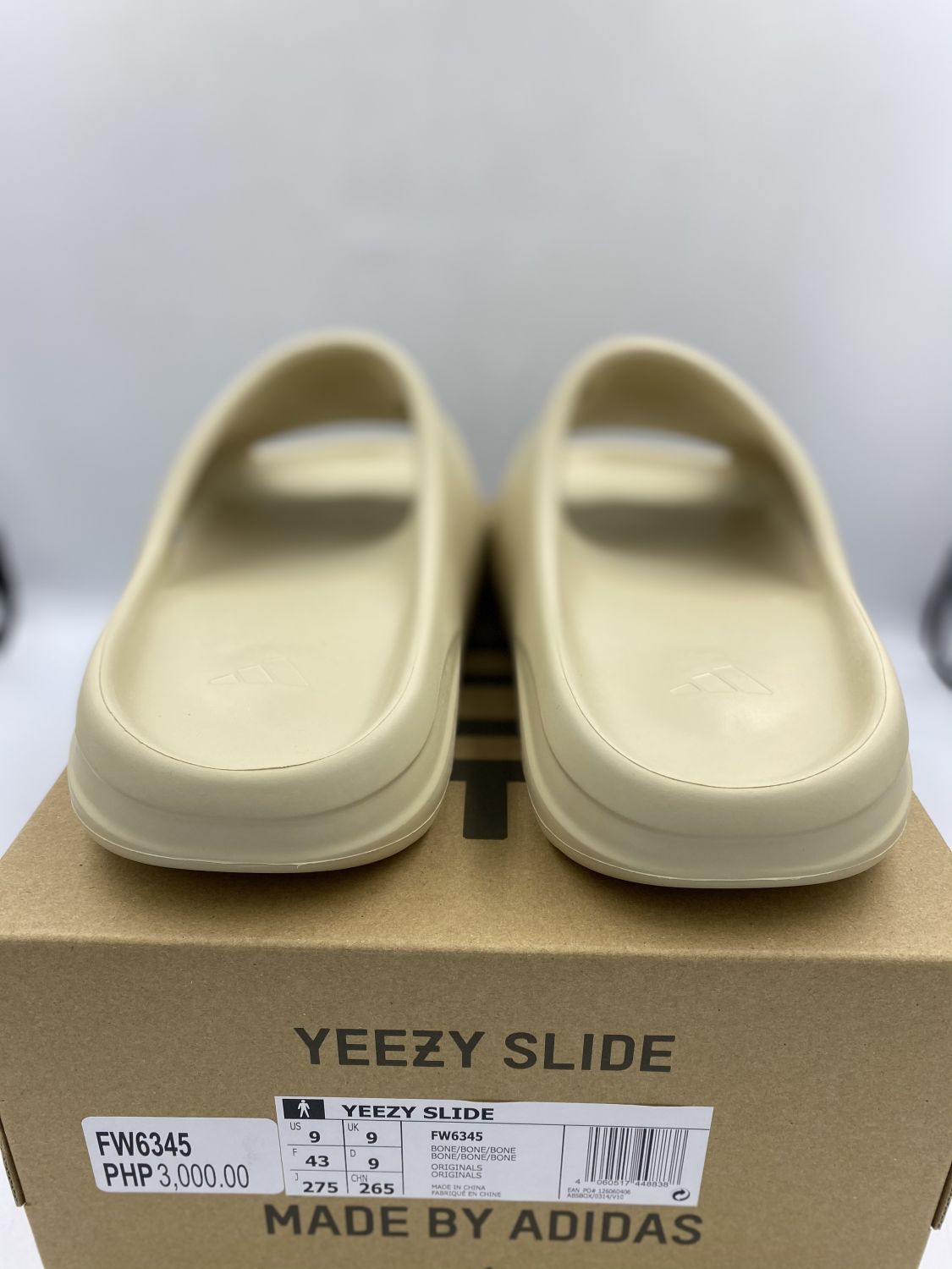 ゲンテン公式 27.5cm YEEZY SLIDE BONE FW6345 - 靴/シューズ