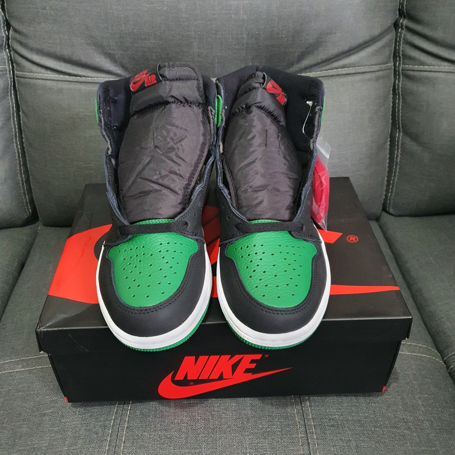 Jordan 1 Retro High Pine Green Black AfterMarket
