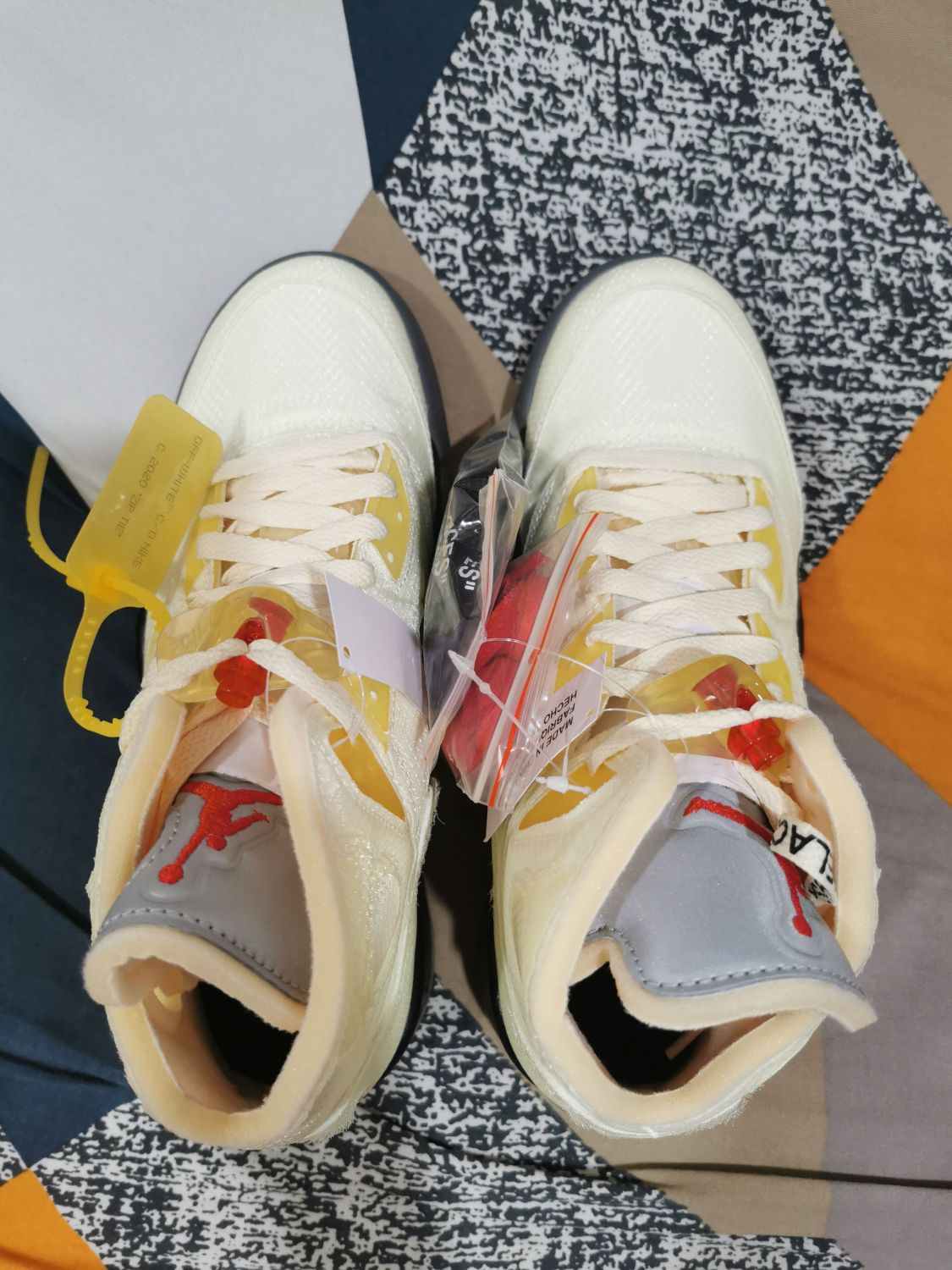 air jordan retro 5 off white sail