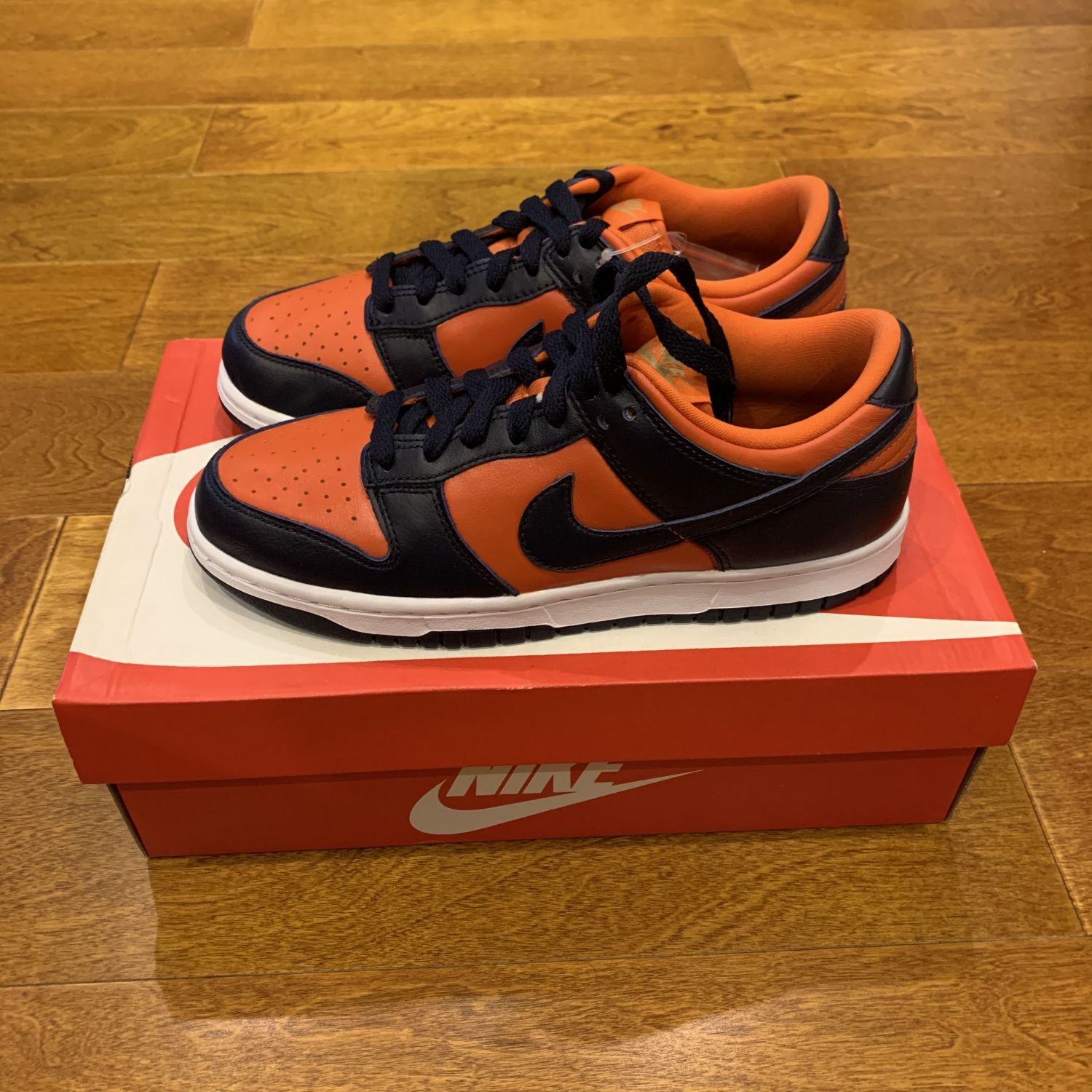 nike dunk low sp champ colors university orange marine