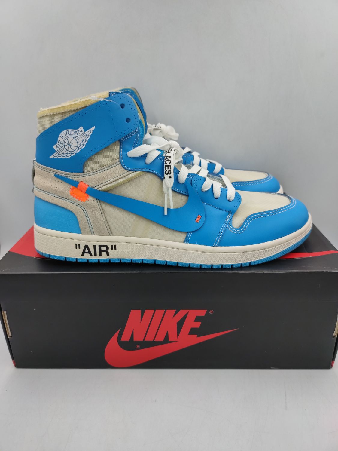 Jordan 1 Retro High Off-White University Blue | AfterMarket