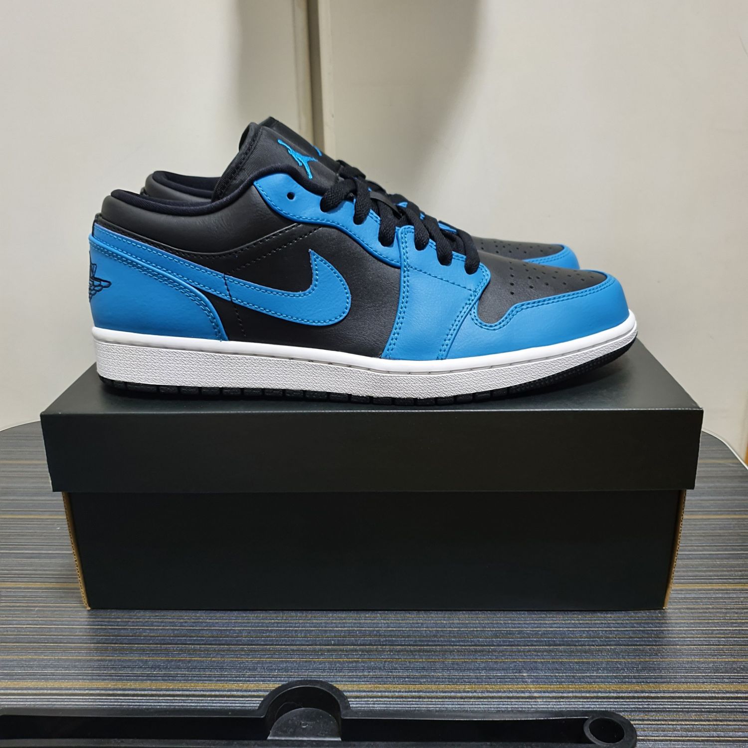 Jordan 1 Low Laser Blue Black | AfterMarket